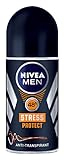Nivea Men, Deodorante Stress Protect Roll-On, 3 pz. da 50 ml