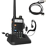 Walkie Talkie 5R Long Range Radio VHF 144-146MHz UHF 430-440MHz Lunga distanza USB Charger Two Way Radio W/cable