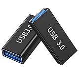 Adattatore USB-A 3.0 a USB-A 3.0 (2 Pezzi), Adattatore Standard USB 3.0 Femmina a Femmina per il Collegamento di Due Cavi USB per l Estensione