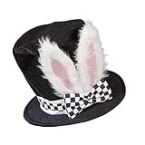 "TOP HAT WITH BENDABLE BUNNY EARS" -