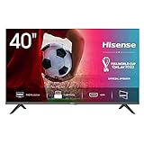Hisense 40AE5000F TV LED FULL HD 40", Bezelless, USB Media Player, Tuner DVB-T2/S2 HEVC Main10 [Esclusiva Amazon - 2020]