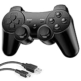 Zexrow Joystick PS3, Wireless Controller Bluetooth Senza Fili, Gamepad con Doppia Vibrazione Compatible per Play-Station 3