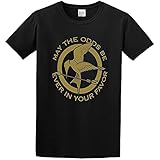 PRLA Hunger Games Odds Ever in Your Favor De L Enfant O Neck Men T Camicie e T-Shirt(Medium)