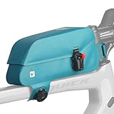 Rhinowalk Borsa per telaio per bicicletta con chiusura magnetica, impermeabile, borsa per tubo anteriore, borsa per manubrio