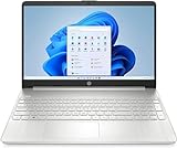 HP Laptop 15s-fq5003sl, Intel Core i7-1255U, RAM 8GB DDR4, SSD 512GB, Intel Iris X, Display 15.6” FHD, Antiriflesso, Wi-Fi, Lettore SD e Impronte Digitali, Webcam HD, Windows 11 Home, Argento