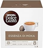 NESCAFÉ DOLCE GUSTO Espresso Essenza di Moka Caffè, 6 Confezioni da 16 Capsule, 96 Capsule