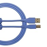 UDG Cavo USB 2.0 (A-B) Dritto Azzurro 2M - Audio ottimizzato UDG Ultimate Audio Cable per DJ e produttori per massimizzare le loro prestazioni