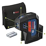 Bosch Professional Livella laser a 5 punti GPL 5 G (laser verde, raggio d azione: fino a 30 m, sacchetto)