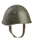 Mil-Tec Casco in acciaio italiano M33 in acciaio Esercito WWII verde oliva decorativo casco decorativo