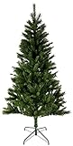 Amazon Basics - Albero di Natale artificiale, 518 estremità di rami con supporto di metallo, altezza 180 cm