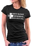 Million Nation Grey Sloan Memorial Greys Anatomy, maglietta da donna, Nero , S
