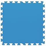 Bestway 58220 Protezione per il Fondo della Piscina, Blu, Confezione da 8 pezzi di 50 x 50 cm