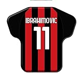 Calamita Magnete a forma di T-shirt, Stagione 2020/2021 simile a Maglia Calcio Milan 11 Zlatan Ibrahimovic