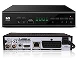Decoder TDT HD 2024,Sintonizzatore TDT HD,Ricevitore TDT HD,Decoder DVB-T2,HD 1080P H265 HEVC principale 10 bit,Supporta ETHERNET/USB WiFi/Proiettore/Dolby/PVR/Funzioni Multimedia
