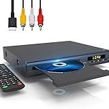 Maite Lettore DVD, multiregione per TV, connessione HDMI AV/ingresso USB/ingresso Mikrofon, supporto sistema NTSC/PAL, telecomando HD con tutte le regioni