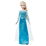 Mattel Disney Frozen - Elsa All alba sorgerò, bambola con look elegante, canta “All alba sorgerò” dal film Disney Frozen, giocattolo per bambini, 3+ anni, versione italiana, HMG33