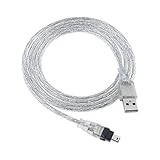 USB maschio a Firewire IEEE 1394 4 pin maschio iLink cavo adattatore 1,5 m compatibile con Sony DCR-TRV75E DV USB Firewire accessori