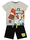 Transformers Set Maglietta e Pantaloncino per Ragazzi Optimus Prime Multicolore 5-6 anni