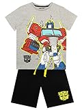 Transformers Set Maglietta e Pantaloncino per Ragazzi Optimus Prime Multicolore 6-7 anni