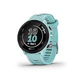 Garmin Forerunner 55 (Aqua), Smartwatch running con GPS, Cardio, Piani di allenamento inclusi, VO2max, Allenamenti personalizzati, Garmin Connect IQ
