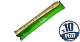 HOHNER 9508-10 Flauti Dolci Soprano Diteggiatura Tedesca Bundle Speciale Scuola