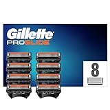 Gillette Fusion 5 ProGlide, LAMETTE DA BARBA, per Rasoio manuale, Confezione da 8 RICAMBI da 5 Lame, con 5 Lame di PRECISIONE, Fino a 1 MESE DI RASATURA con 1 LAMETTA