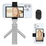 Newmowa Vlog Selfie Phone Monitor Schermo con supporto magnetico per telefono, fotocamera posteriore del telefono Accessorio selfie per selfie, Vlog, TikTok, live streaming, compatibile con iPhone