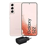 Samsung Galaxy S22 5G, Caricatore incluso, Cellulare Smartphone Android senza SIM 128GB Display 6.1’’¹ Dynamic AMOLED 2X, 4 Fotocamere, Pink Gold 2022 [Versione Italiana]