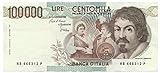 Cartamoneta.com 100000 Lire Banca d Italia Caravaggio I Tipo Lettera B 28/10/1985 SPL/SPL+ 18462/III
