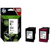 HP Pack 2 Cartouches d encre 301 (Nero - Ciano, Magenta, Giaune)