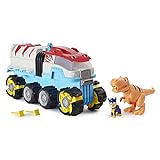PAW Patrol, Dino Patroller veicolo motorizzato con Chase e T. Rex, dotato di ruote extra-large, per i bambini dai 3 anni in su