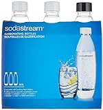 SodaStream Bottiglie Fuse per Gasatore Source, Play, Power, Spirit, Fizzi e Genesis, Capienza 1 litro, Confezione da 3 (3 x 1 L)