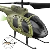 VATOS 2.4G elicottero telecomandato: camouflage militare RC aereo con giroscopio | 3 canali posizionati altezza interna RC elicottero giocattolo regali per ragazzi adolescenti adulti