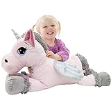 Grande Peluche Unicorno Pony Cavallo Blu 65cm,Bambini Ragazzi Adulti S.Valentino 
