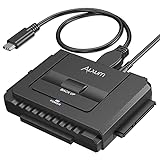 Alxum Adattatore IDE USB per 2,5"/3,5 pollici HDD/SSD Disco Rigido USB 3.0 IDE a SATA Esterno Lettore Cavo con Alimentazione DC12V 2A