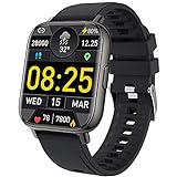 mebossco Smartwatch, 1.69” Orologio Fitness Uomo Donna, Impermeabil IP68 Fitness Tracker, Smart Watch con Cardiofrequenzimetro Contapassi, Notifiche Messaggi, Sportivo Activity Tracker per Android iOS