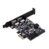SilverStone SST-EC04-E - 2 Ports PCI-E to USB 3.0 Express Card, with 15 pin SATA Power Connector and 1 USB 3.0 20-pin Connector ( expand another two USB 3.0 ports )