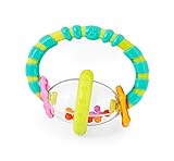 Bright Starts Grab and Spin Baby Rattle and BPA-free Teether Toy, dai 3 mesi in su