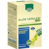 ESI - Aloe Vera +Forte, Integratore Alimentare di Puro Succo Concentrato, per il Benessere del Sistema Digerente, Ricco di Polisaccaridi, Senza Glutine e Vegan, 24 Pocket Drinks
