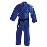 ADIDAS Uniforme Judo Allenamento Adulto, Blu, 160cm