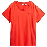 Levi s Plus Size The Perfect Tee, T-shirt Donna, Poppy Red, 2XL