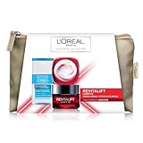 L Oréal Paris Pochette Regalo Revitalift Laser x3 con Crema Giorno Anti-Rughe e Struccante Bifasico, Trattamento Anti-Età e Tripla Azione Rinforzante, 50 ml + 125 ml