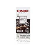Kimbo Capsule Compatibili Nespresso* Original in Alluminio - 100 Capsule - Espresso Barista Ristretto - 10 Confezioni da 10 Capsule
