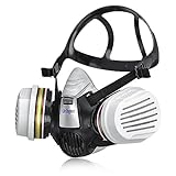 Dräger X-plore 3300 Semi-maschera di protezione delle vie respiratorie per lavorare con sostanze chimiche, gas, vapori, polveri sottili o particelle con inclusi filtri ABEK1 Hg P3