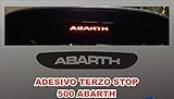 mural stickers Adesivo Sticker Terzo Stop per Nuova Fiat Cinquecento 500 Abarth