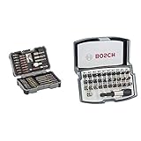 Bosch 2607017164 X-Pro Set Inserti Avvitamento, 43 Pezzi & 2607017319 - Set di punte per giravite, 32 pezzi