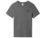 The North Face T-Shirt a Maniche Corte Simple Dome, Uomo, TNF Medium Grey Heather (Std), S