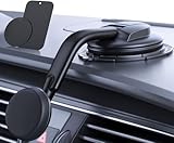 DOLYOFG Porta Cellulare Auto Magnetico [Magneti Potenti & Ventose di Tipo Militare] Supporto Telefono Auto per Parabrezza Cruscotto Portacellulare Auto Universale Smartphone iPhone Android