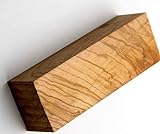 D.O.M., asse di legno di ulivo grezzo di diverse dimensioni (20 x 20 x 120 mm)