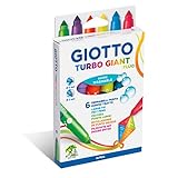 GIOTTO TURBO GIANT Ast. 6 pennarelli Fluo